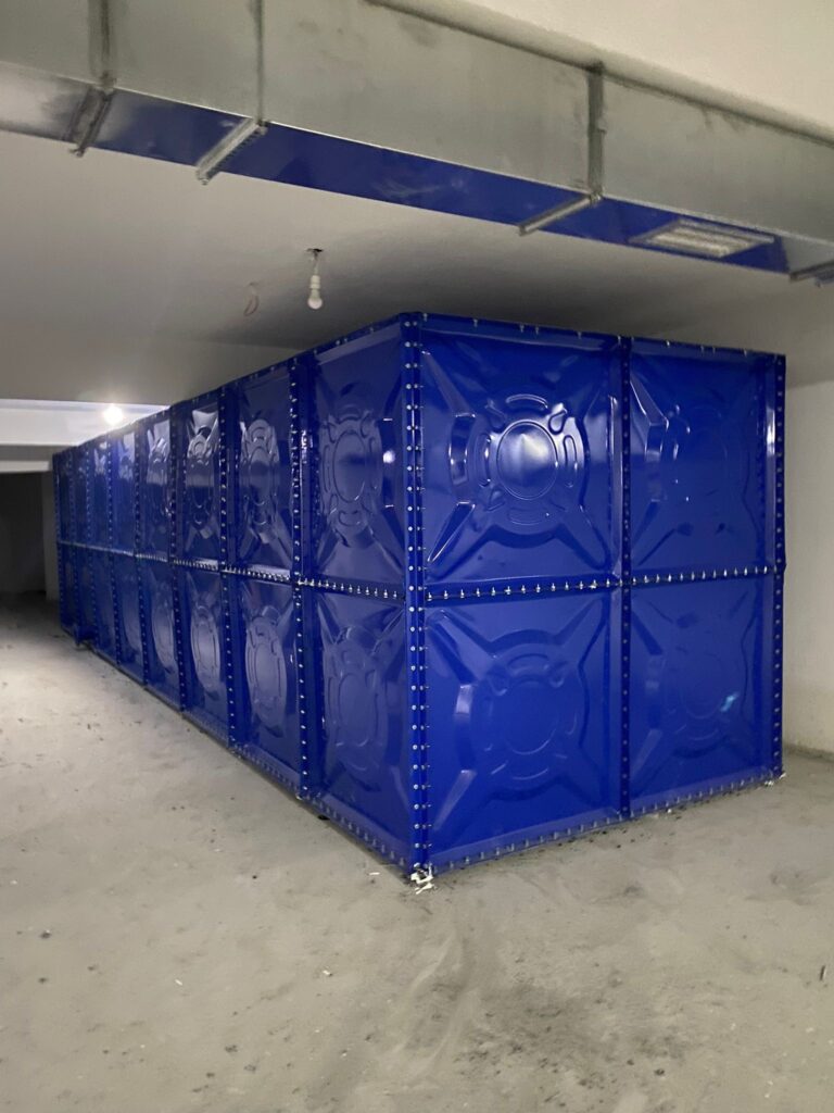 Kaplamalı Modüler Su Deposu